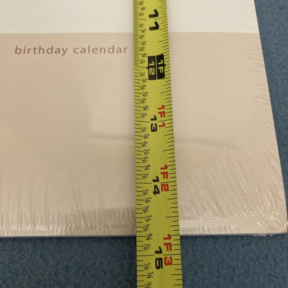 NIB Anne‎ Geddes Beginnings 2012 Spiral Bound Perpetual Birthday Calendar
